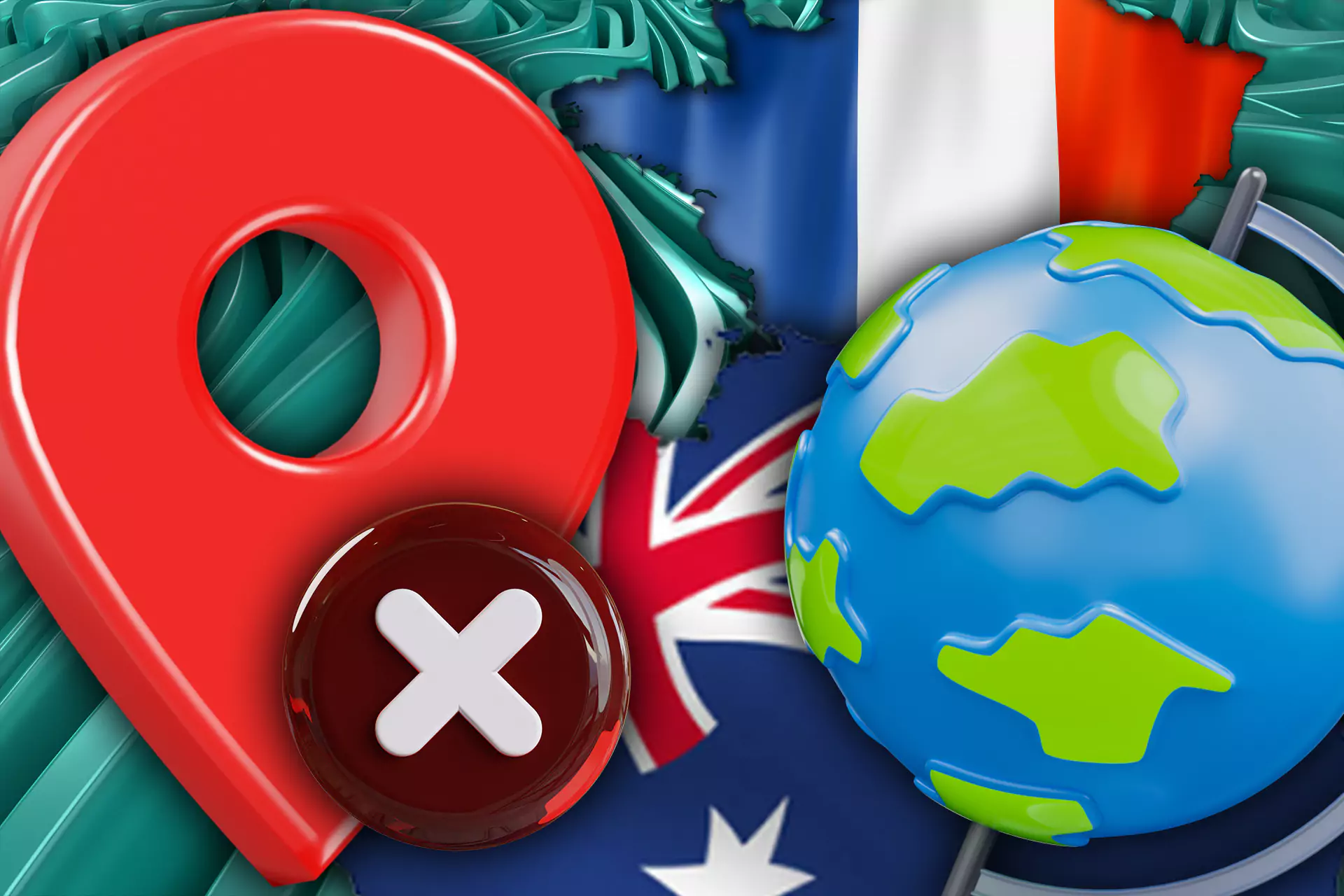 Some countries are excluded because of laws.